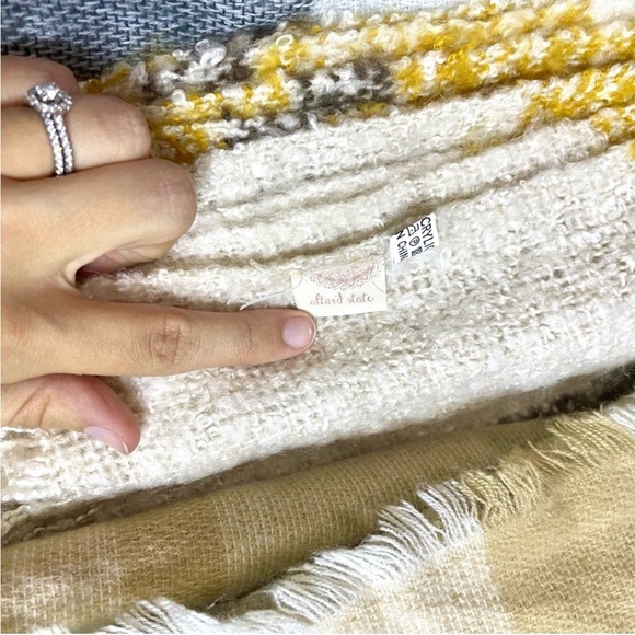 Altar’d State Yellow Plaid Scarf - From Bundle - Picture 2 of 2